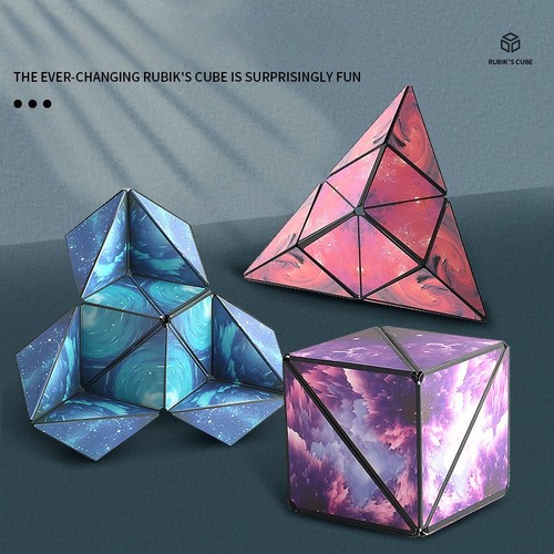 Magnetic geometric cube - geometric,
