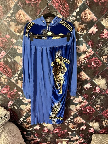 Womens blue velour - womens,
