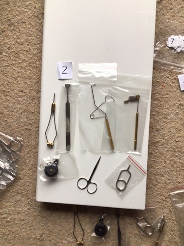 Fly tying tools - 7, x