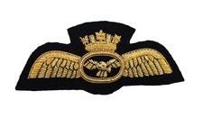 Badge Pilot Wings With Crown