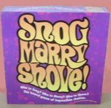 SNOG MARRY SHOVE BOARD GAME