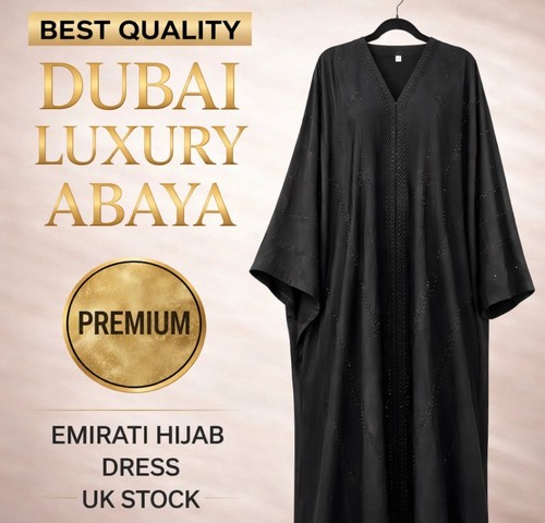 Dubai luxury embroidered abaya - dubai,