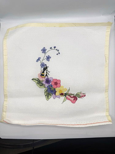 Finished multicoloured floral - finished,