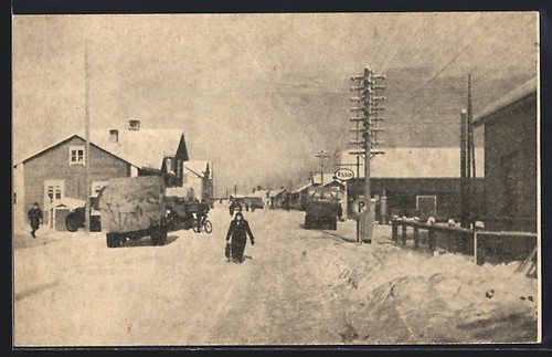 Postcard lappi street scene - lappi,,