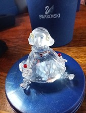 Swarovski Crystal Clown Doll Boxed with Certificate Mint Condition