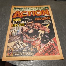 Action Comic - 6th narch 1976 - PRE-BAN - BLACKJACK BOXER - IPC Magazines