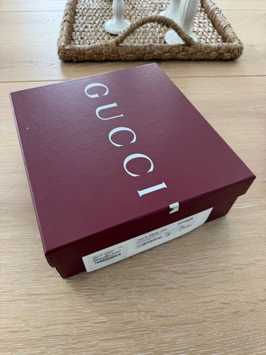 Gucci burgundy matte shoe box - burgundy,