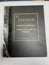 ORIGINAL JAGUAR MKVII MK7 & XK120 SERVICE MANUAL "THE BIBLE FOR A COLLECTOR"