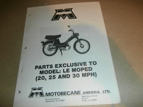 Vintage 1979 motobecane moped - vintage,