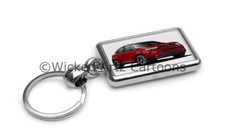 Wicked Cars Cartoon Car Art Vauxhall Mokka B 2021+ Premium Metal Key Ring