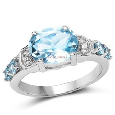 Natural Blue Topaz Gemstone