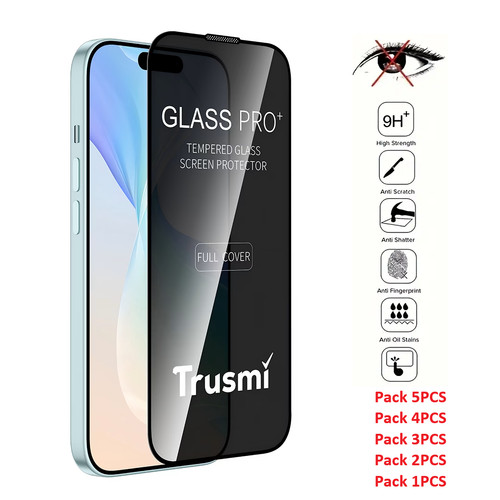 Dark privacy glass screen - dark,
