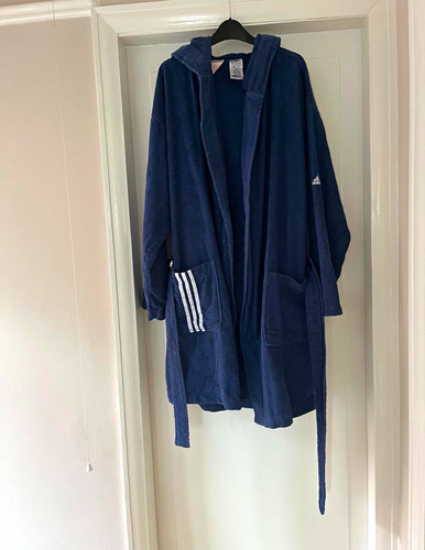 Adidas men navy hooded terry - adidas,