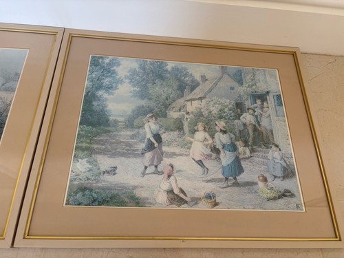 Myles birket foster signed art - birket,