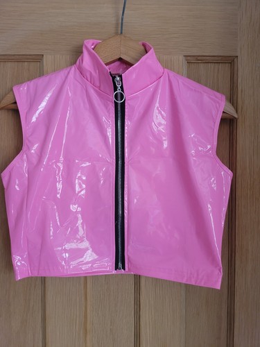 New pvc blouse - new, crop