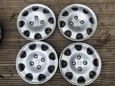 x4 Genuine Peugeot 406 14” SILEX Wheel Trims Hub Caps Set