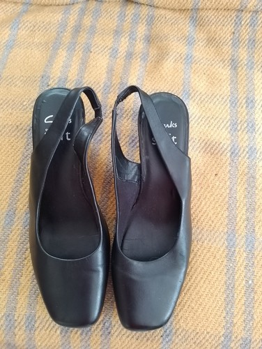 Clarks size low wedge black - size, 5