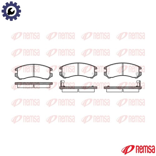 Brake pad set - pad, disc
