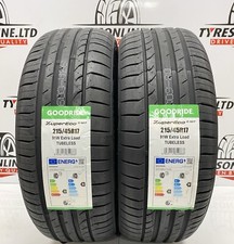 2 X 215 45 17 GOODRIDE 215/45R17 91W XL BRAND NEW AMAZING B RATED WET GRIP TYRES