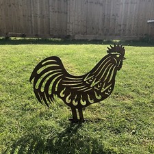 RUSTY METAL ROOSTER COCKEREL