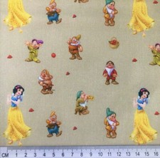 Fabric Snow White  Seven