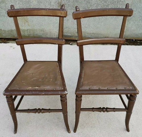 Pair victorian oak - pair, of