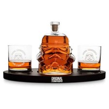 Stormtrooper Whiskey Decanter Set -  Star Wars Gifts For Him - Glass Barware