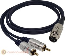 4 Pin DIN Latch Plug to 2 x