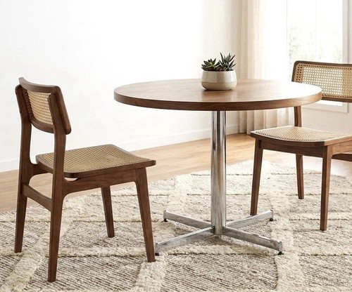 Round kitchen dining table - dining,