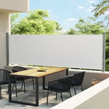 Side Awning Cream and gray