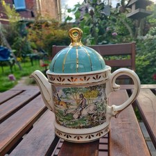Sadler England Teapot Sporting Scenes of the 18th Century Hunting Staffordshire