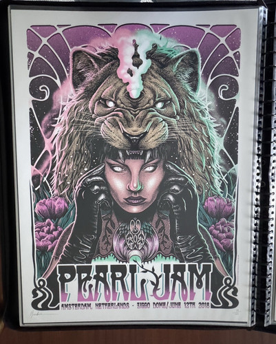 Pearl jam poster amsterdam - amsterdam, ap