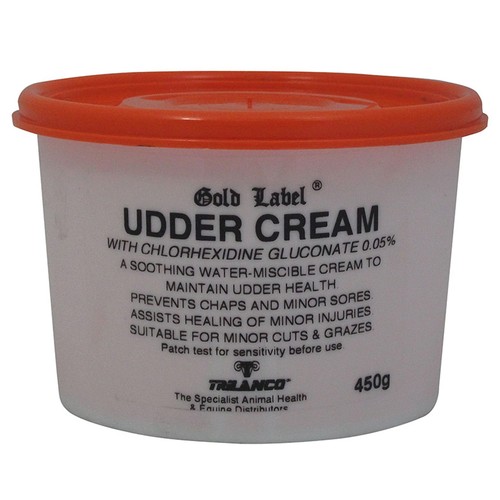 Gold label udder - label,