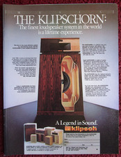 1980 KLIPSCH Klipschorn Stereo