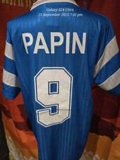 Olympique De Marseille 90/91 Away Shirt Size XL #9 Papin