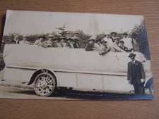 Charabanc Vintage Postcard