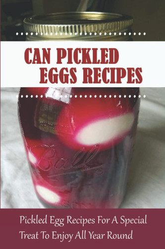 Can pickled eggs - can,