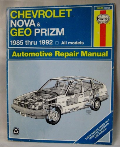 Chevrolet nova and geo - chevrolet, prizm