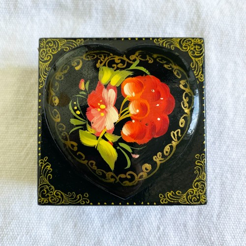 Beautiful russian palekh - palekh, black