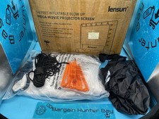 Lensun Pro 14 Feet Inflatable Outdoor Movie Projector Screen, Outdoor Blow