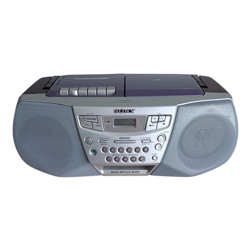 Sony purple radio cassette - sony,