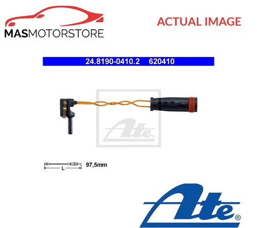 Brake pad wear - sensor, warning