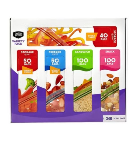 Food storage freezer bags - food,