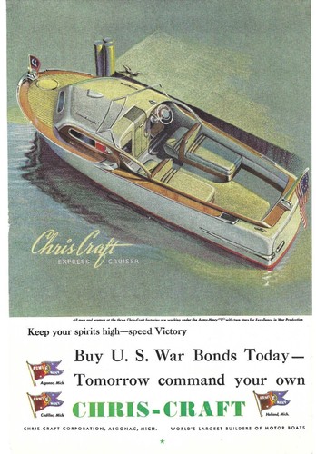 1944 chris craft boats - 1944, vintage