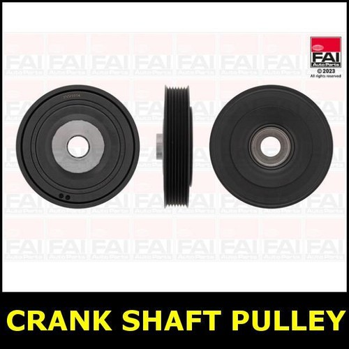 Crank shaft pulley - shaft, fits