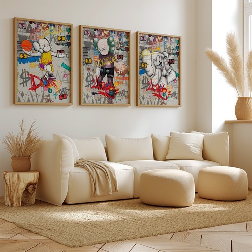 Hypebeast kaws posters - posters, of