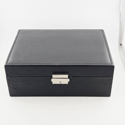 Black jewellery box organiser - black,