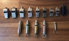 whistles job lot Army/railway/sports