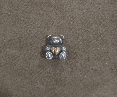 Pandora bear heart charm - my,