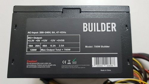 Builder 700w psu atx - psu, desktop